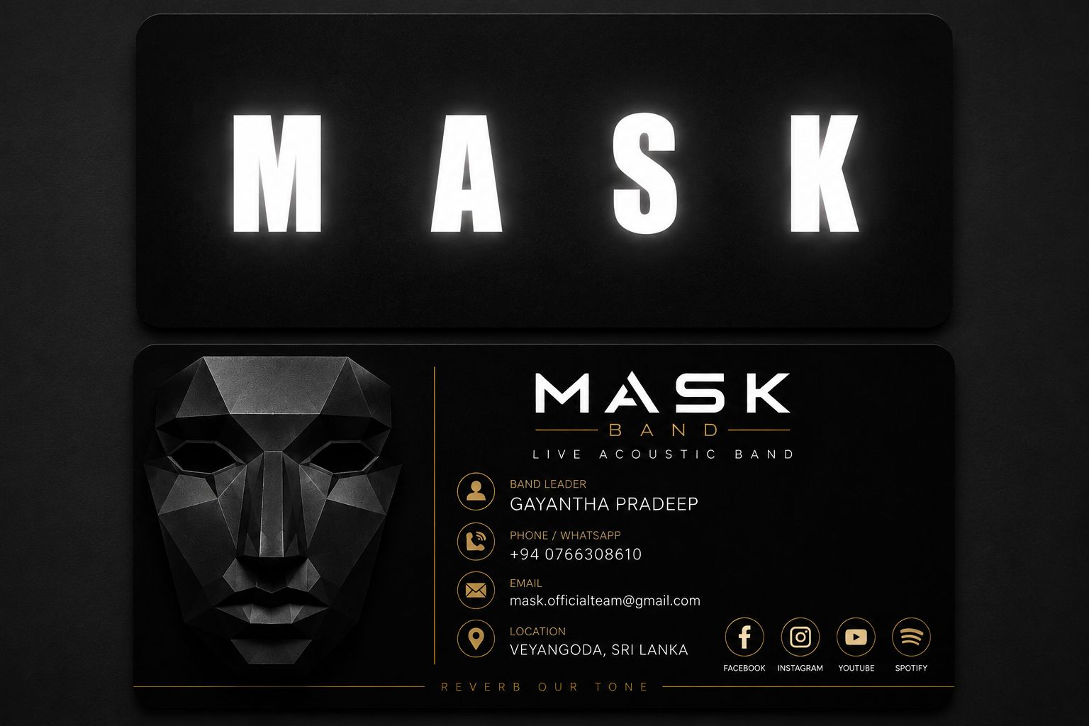 MASK Band performing live
